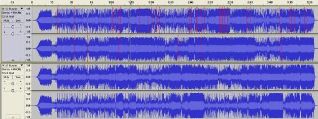 RUNNING WITH THE DEVIL WAVEFORM COMPARISON