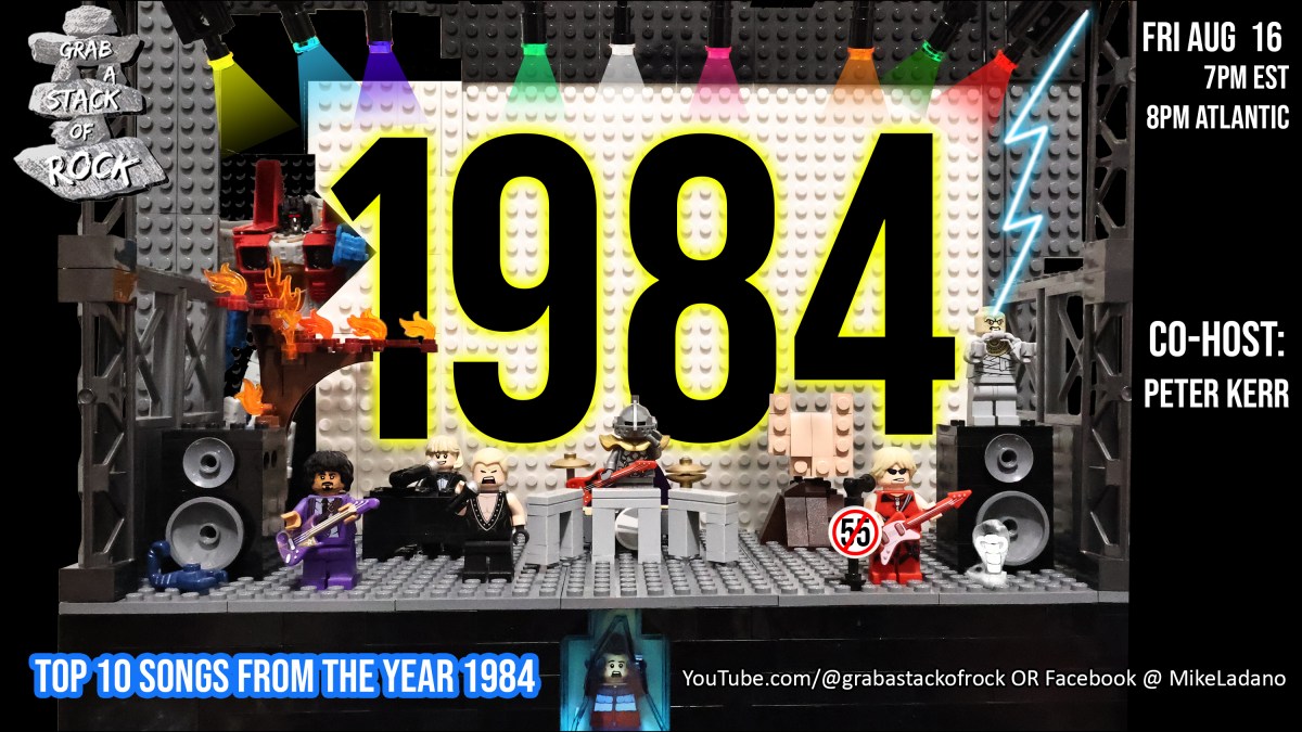 Top 10 Rock Songs from the year 1984! With Peter Kerr of Rock Daydream ...
