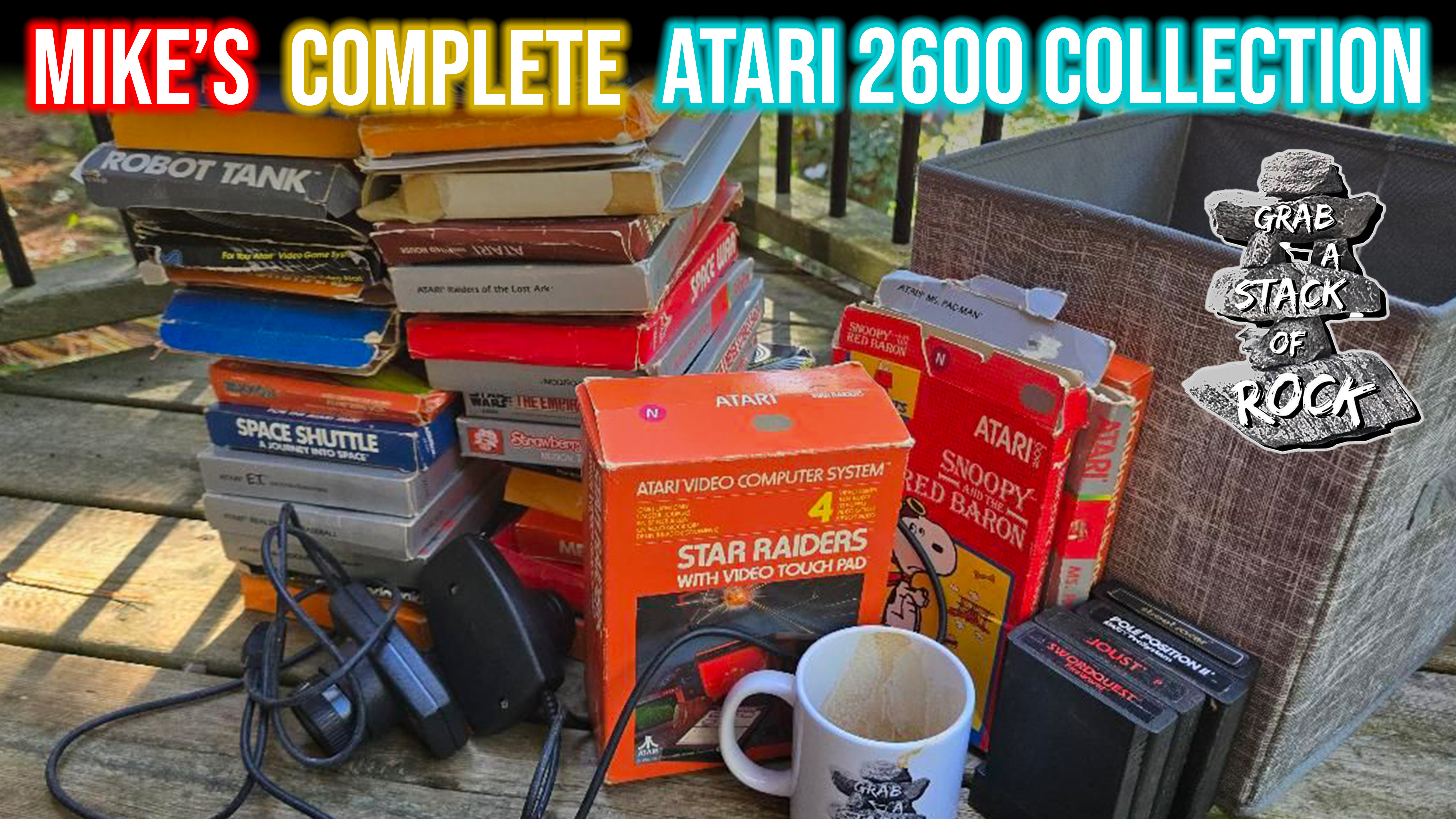 Mike’s Complete Atari 2600 Collection on Grab A Stack of Rock ...